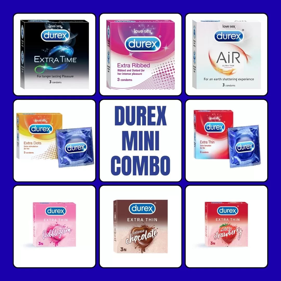 Durex Condoms Mini Combo - 8 Variants